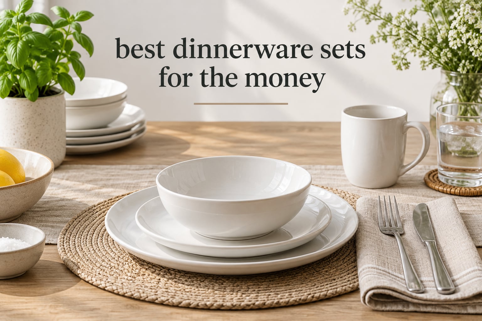 best dinnerware sets for the money