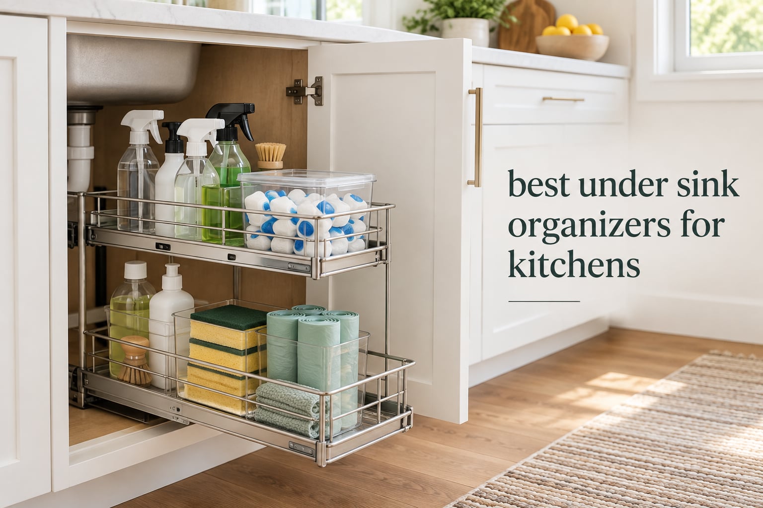 best under sink organizers for kitchens