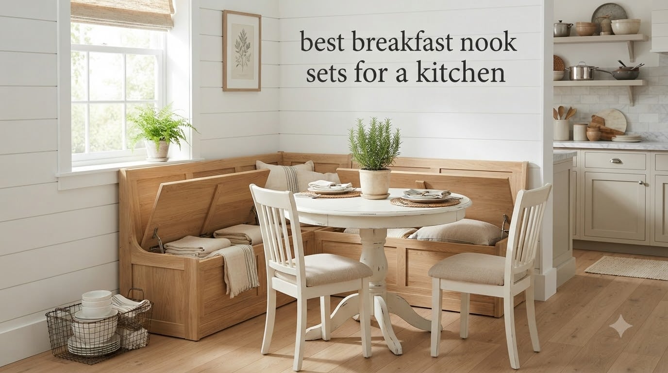 best breakfast nook sets for a kitchen
