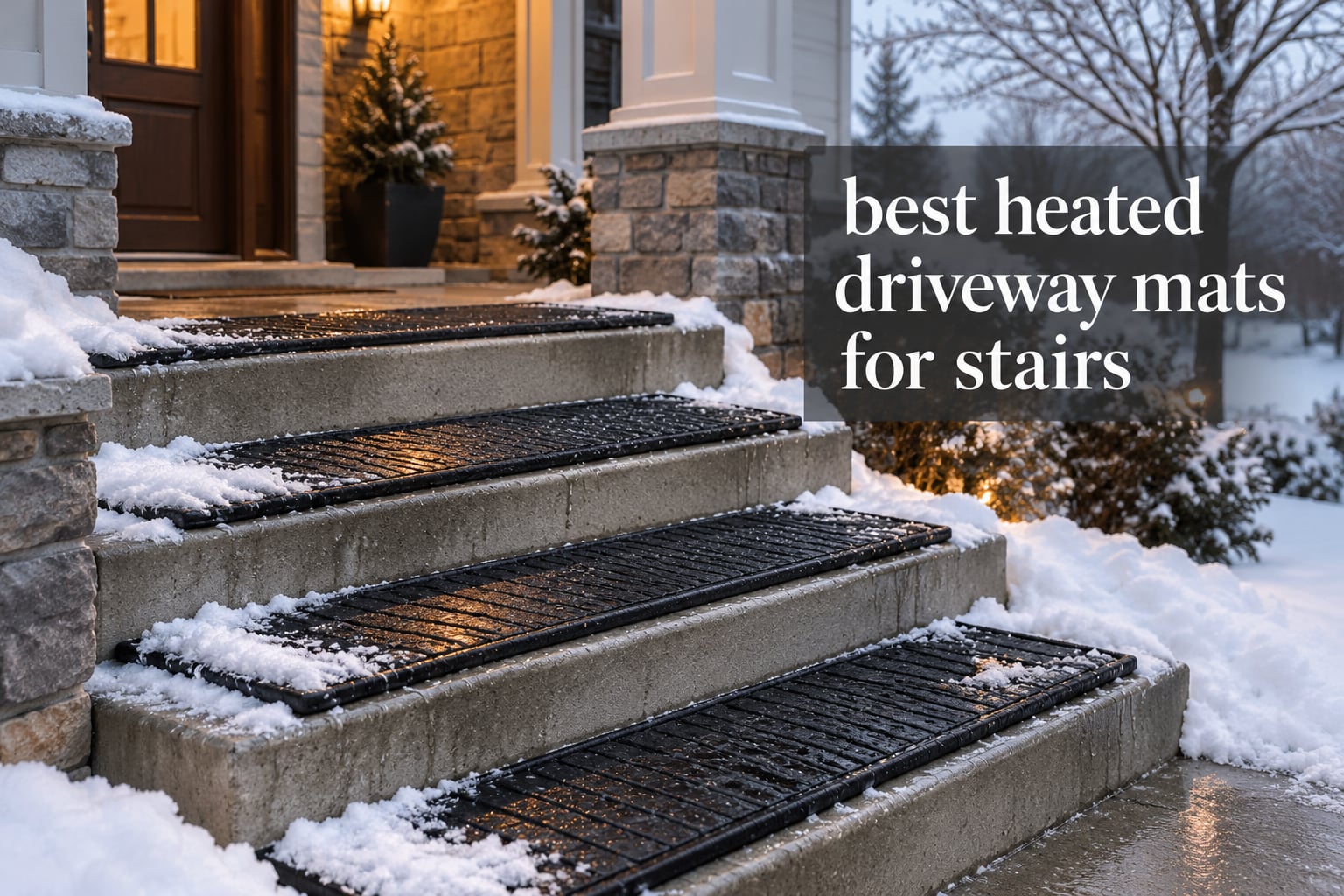 best heated driveway mats for stairs