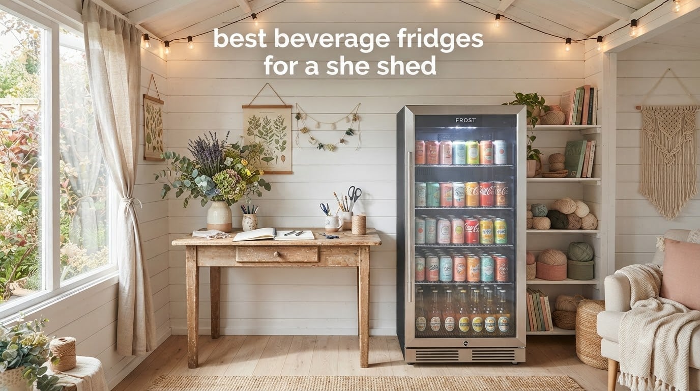 best beverage fridges for a she shed