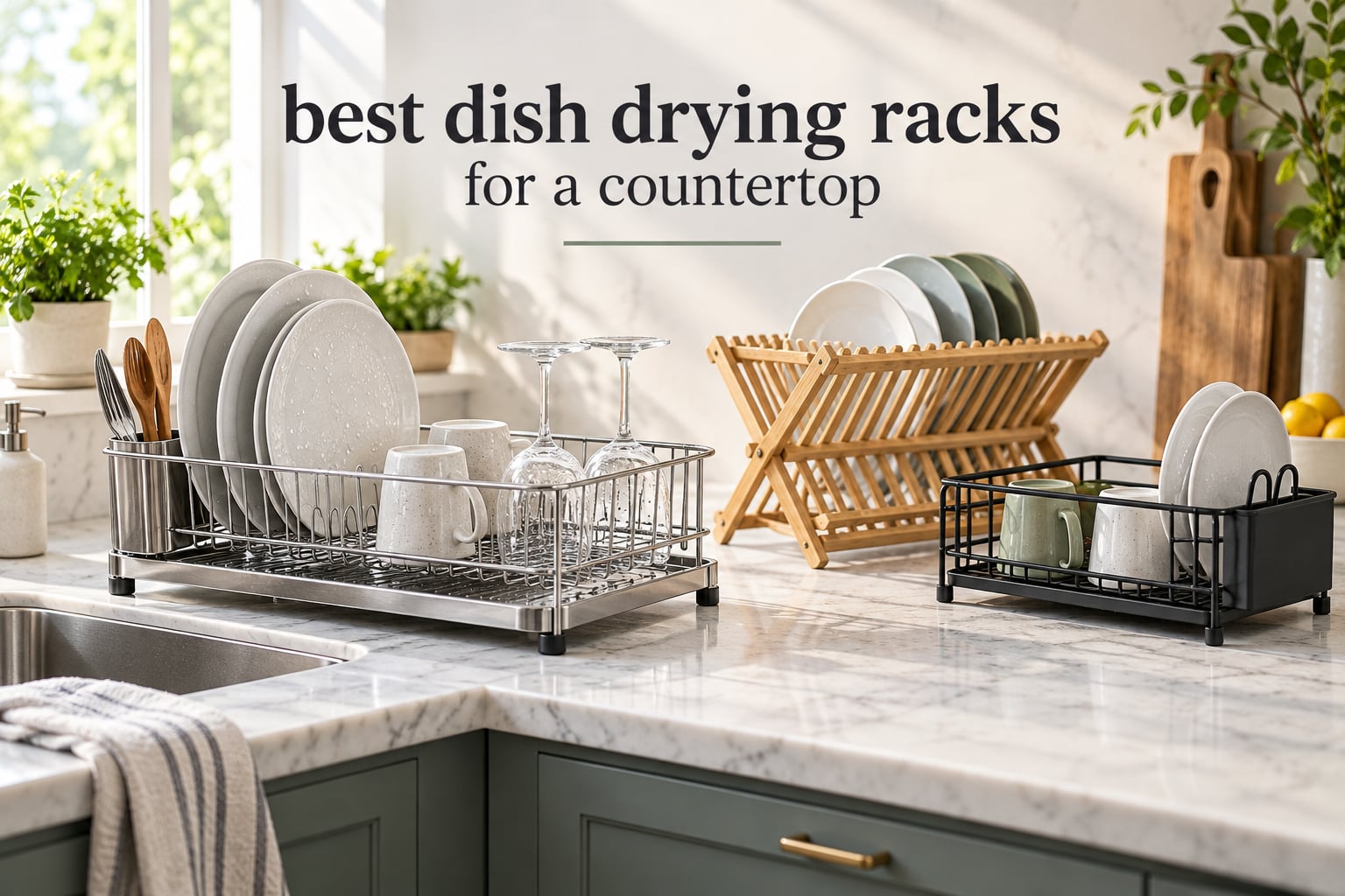 best dish drying racks for a countertop