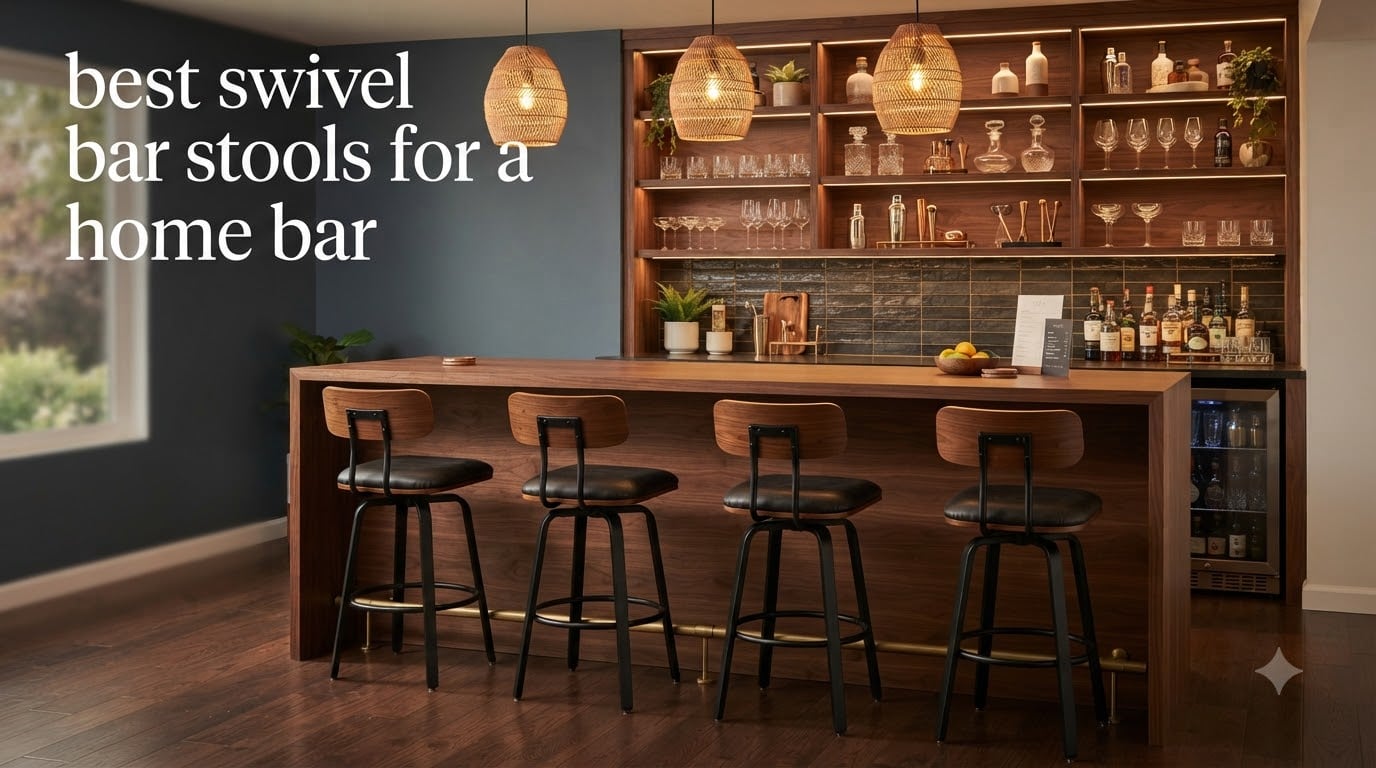 best swivel bar stools for a home bar