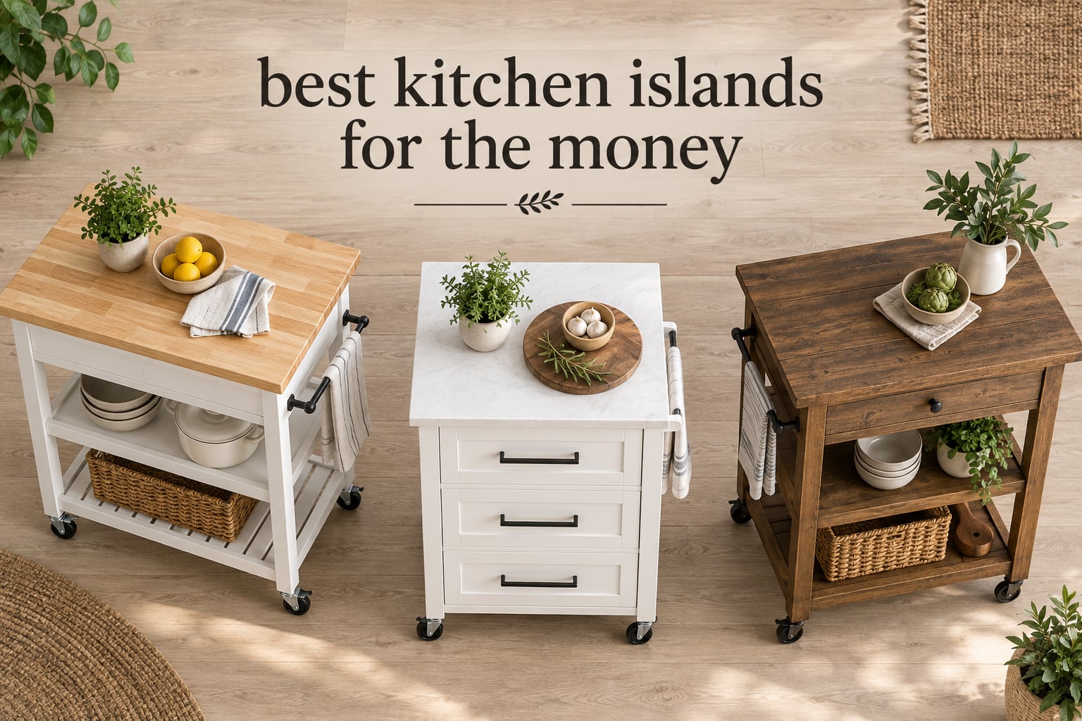 best kitchen islands for the money
