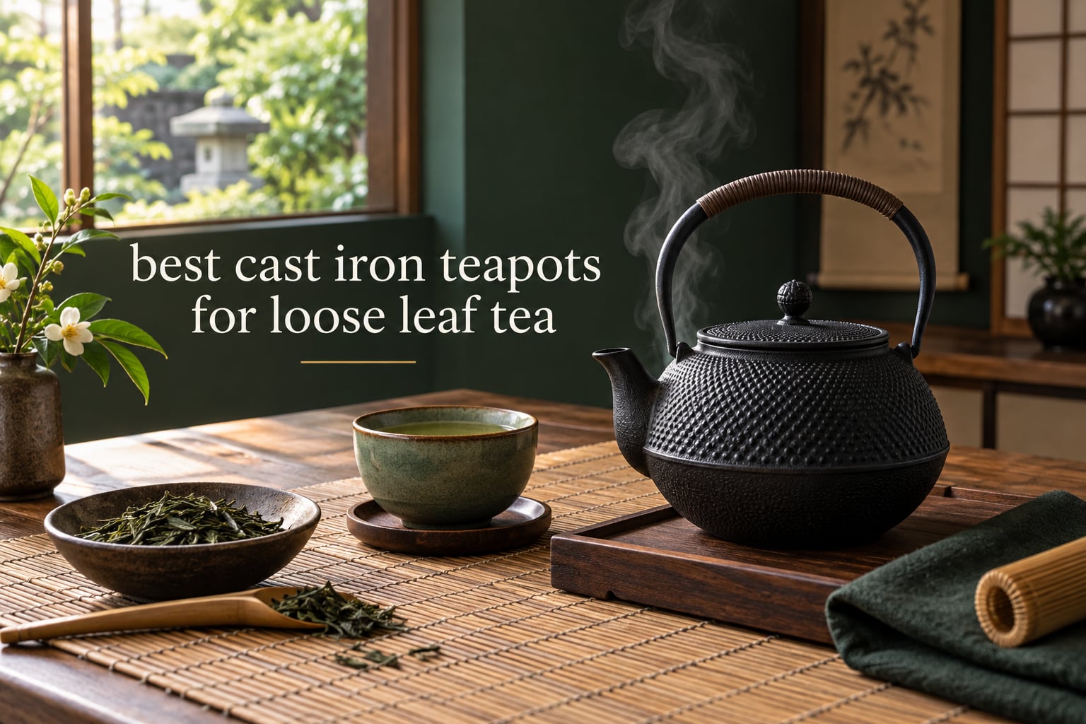 best cast iron teapots for loose leaf tea