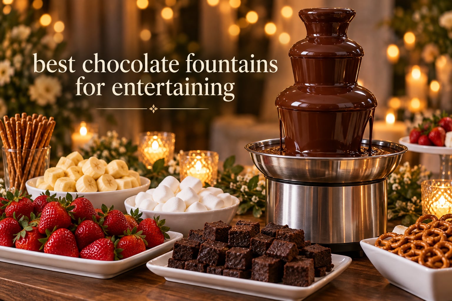 best chocolate fountains for entertaining