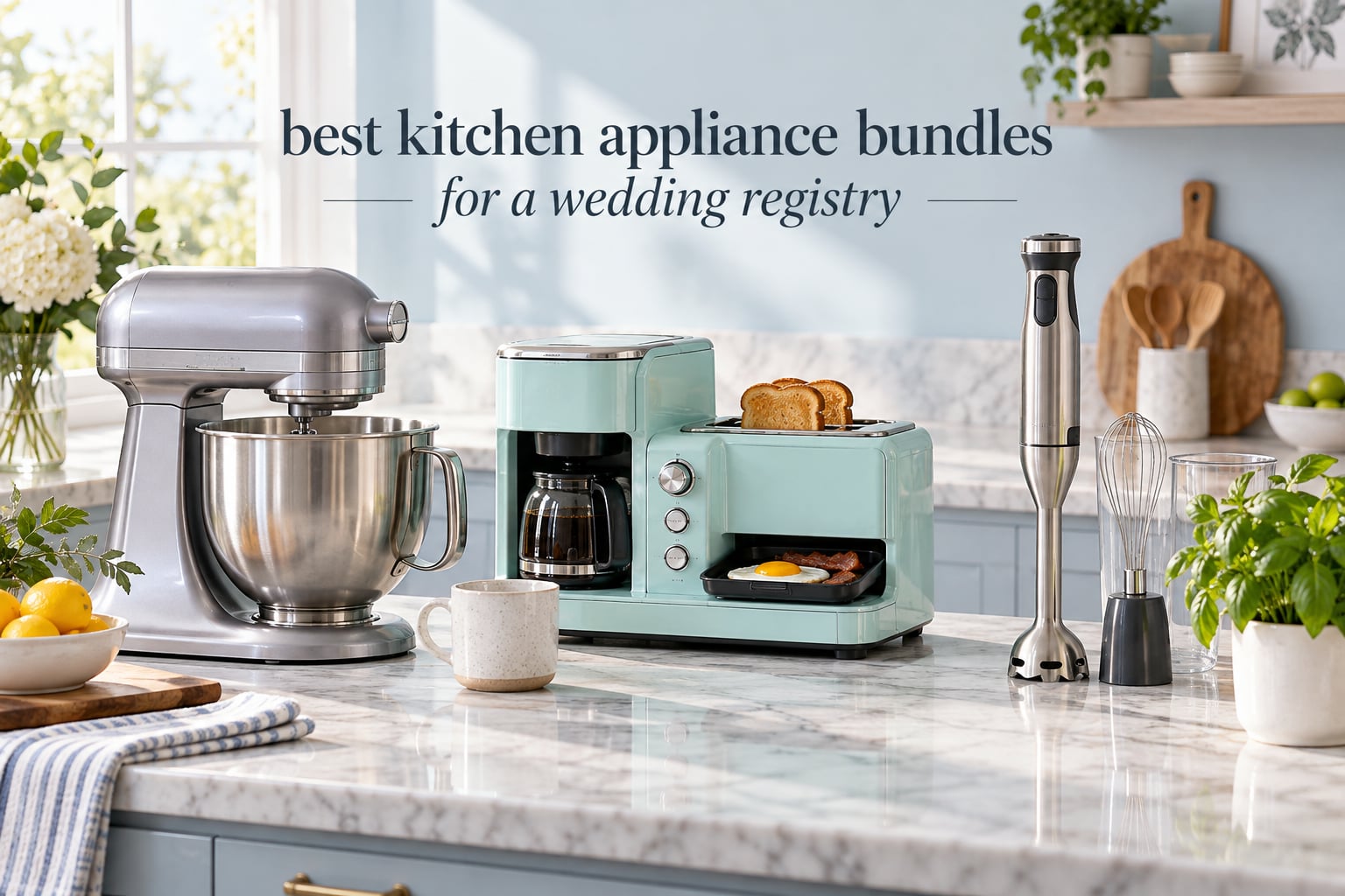 best kitchen appliance bundles for a wedding registry