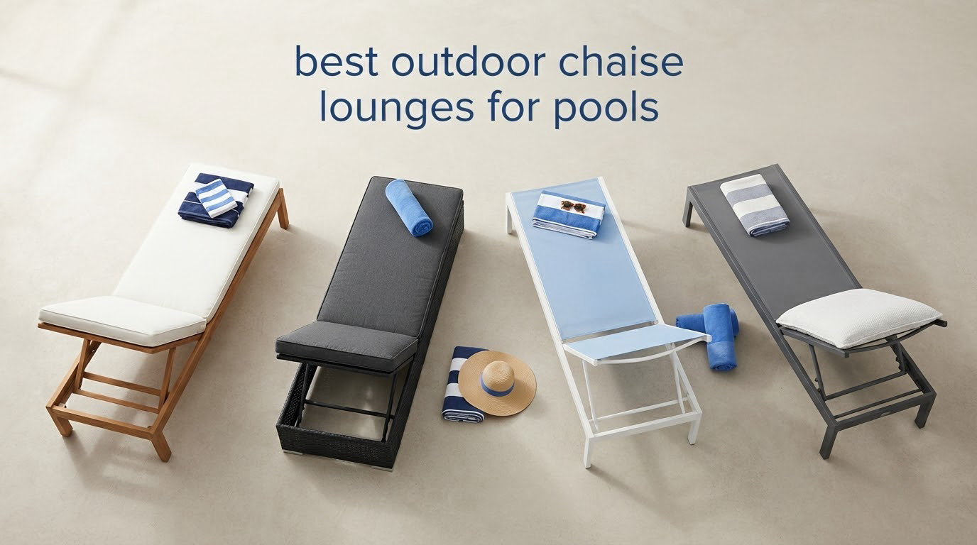 best outdoor chaise lounges for pools