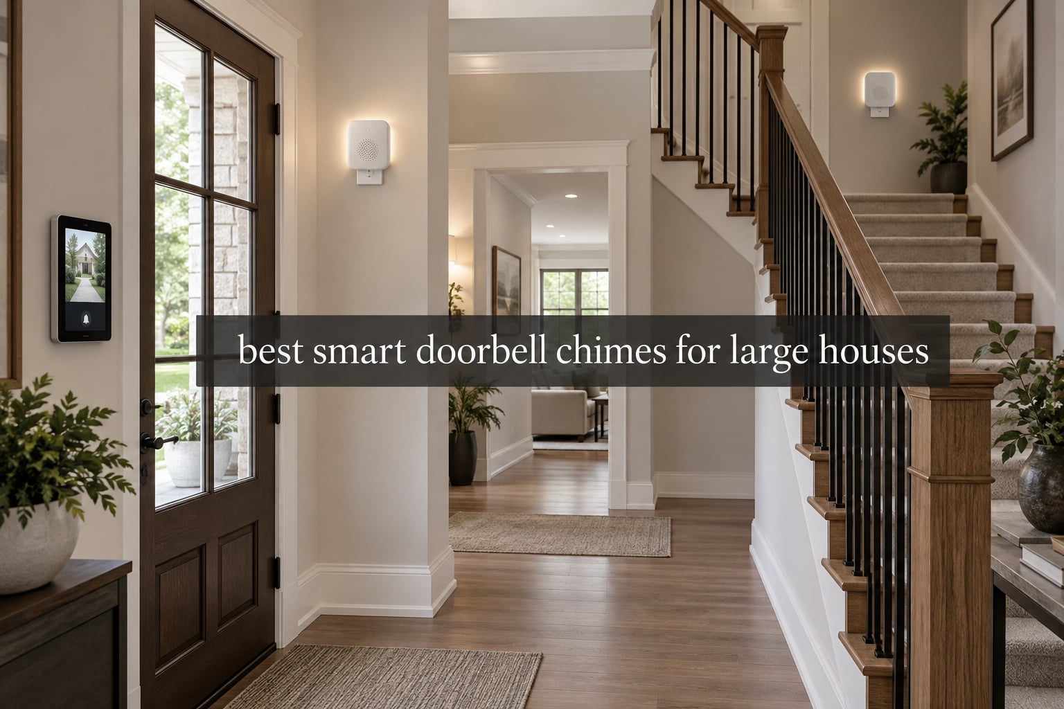 best smart doorbell chimes for large houses