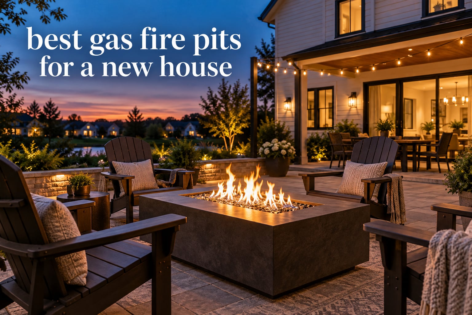 best gas fire pits for a new house