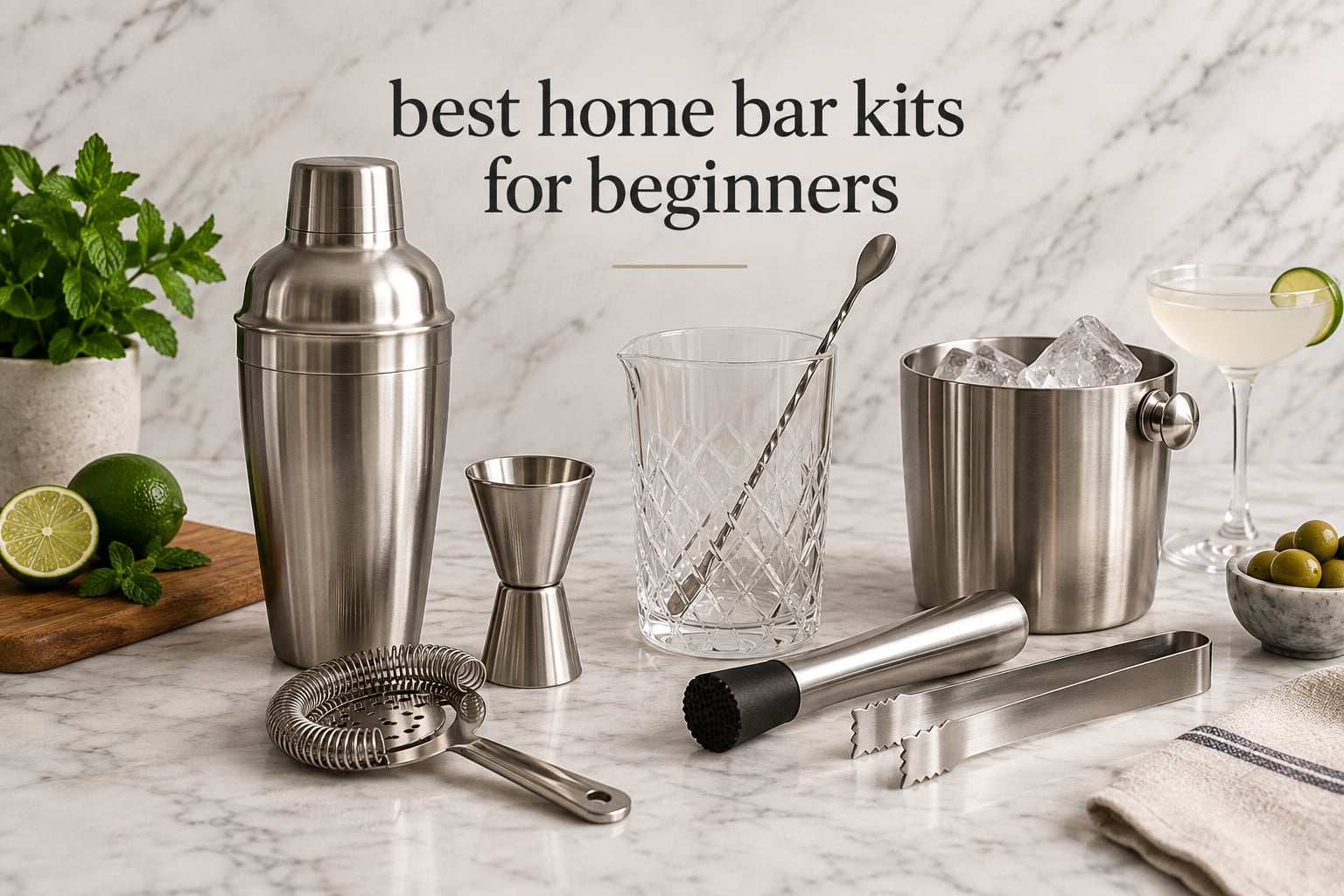 best home bar kits for beginners