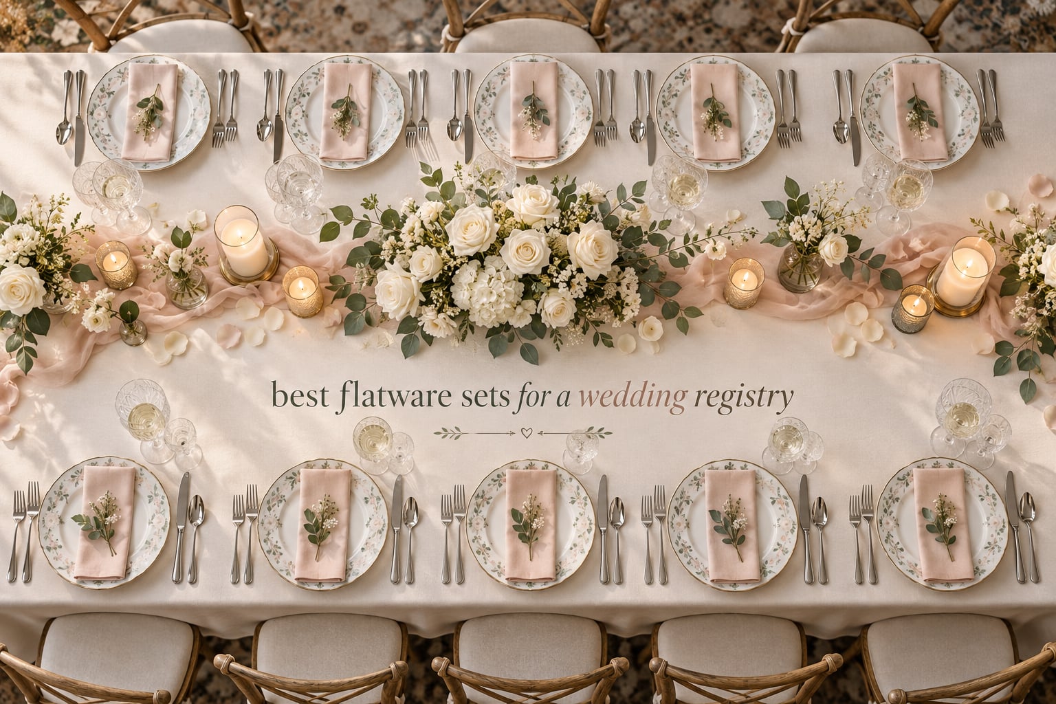 best flatware sets for a wedding registry