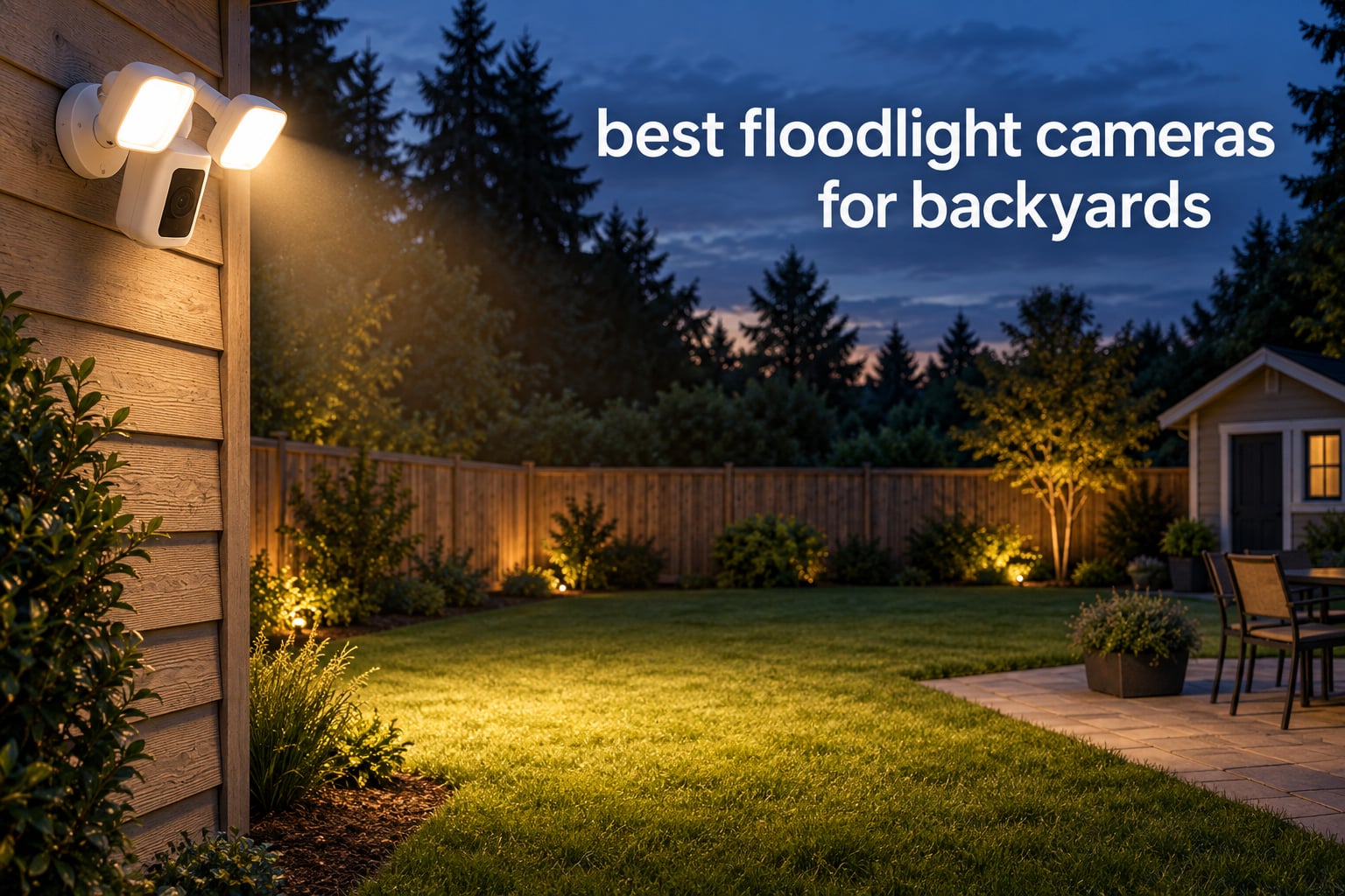 best floodlight cameras for backyards
