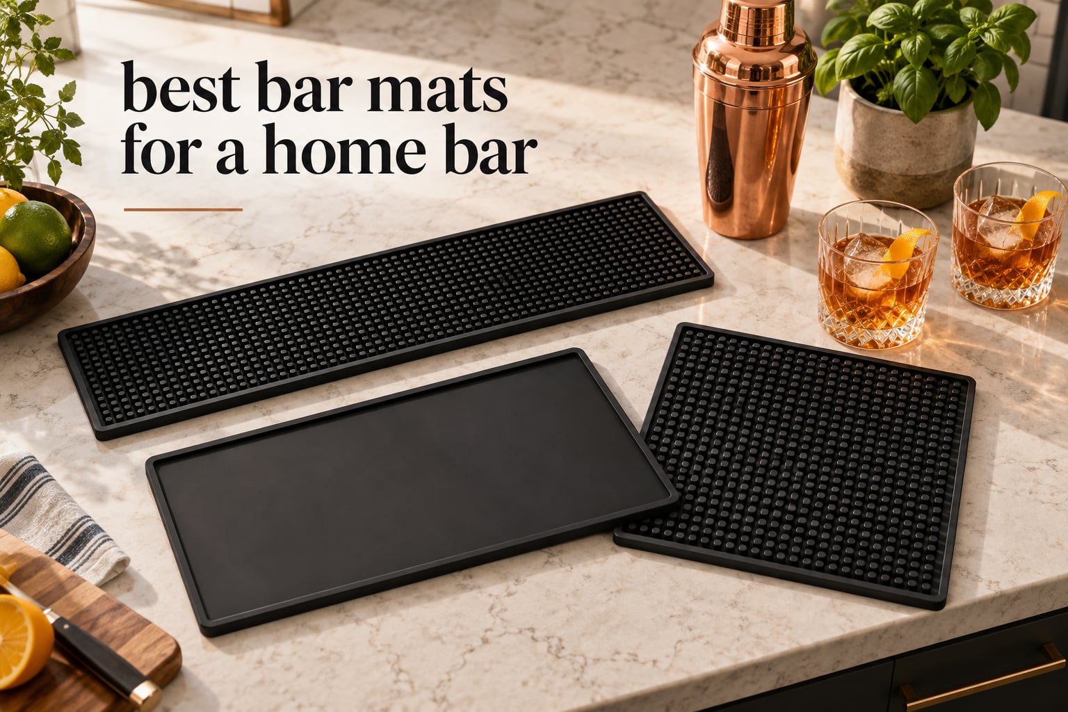 best bar mats for a home bar