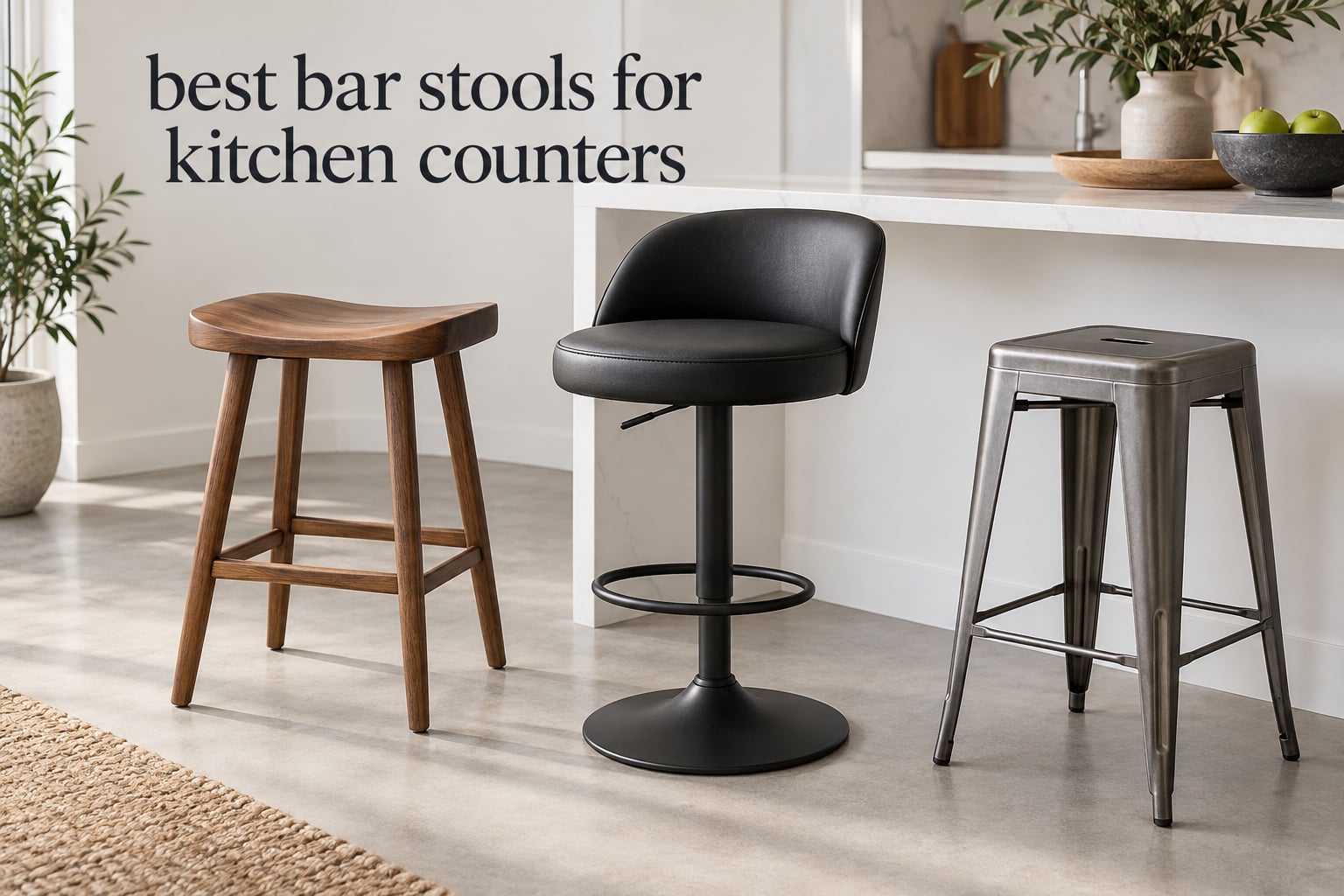 best bar stools for kitchen counters