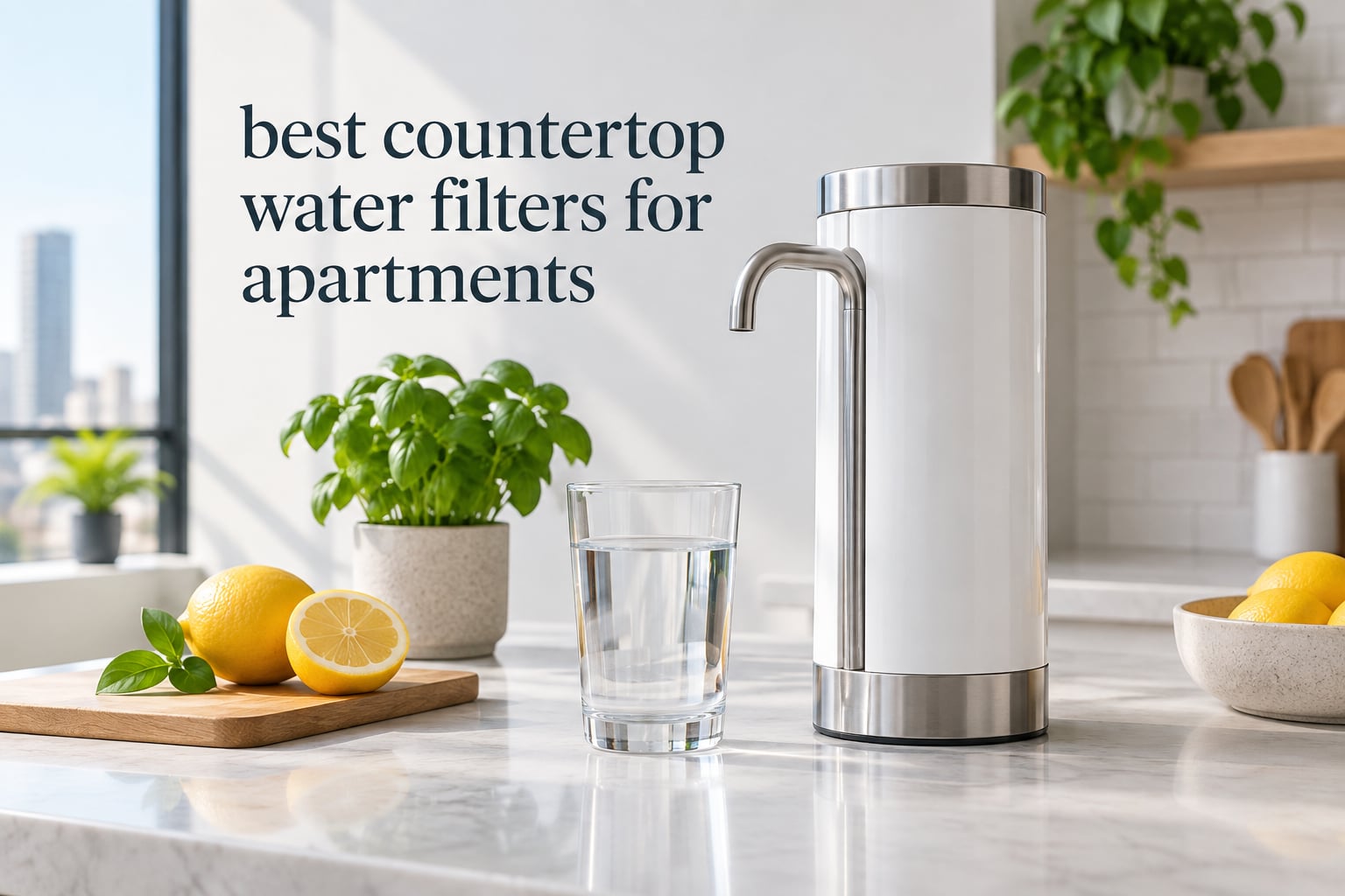 best countertop water filters for apartments