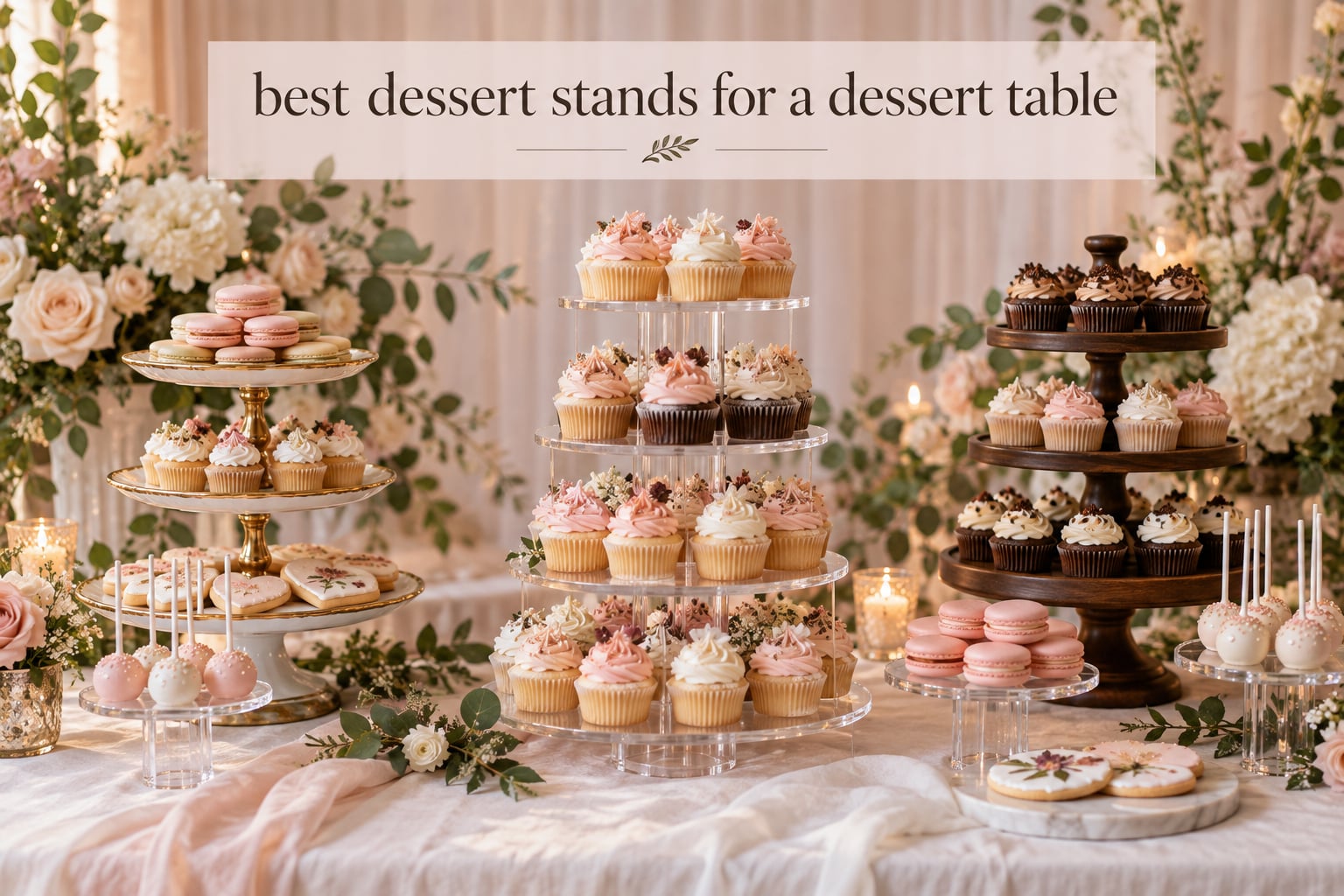 best dessert stands for a dessert table