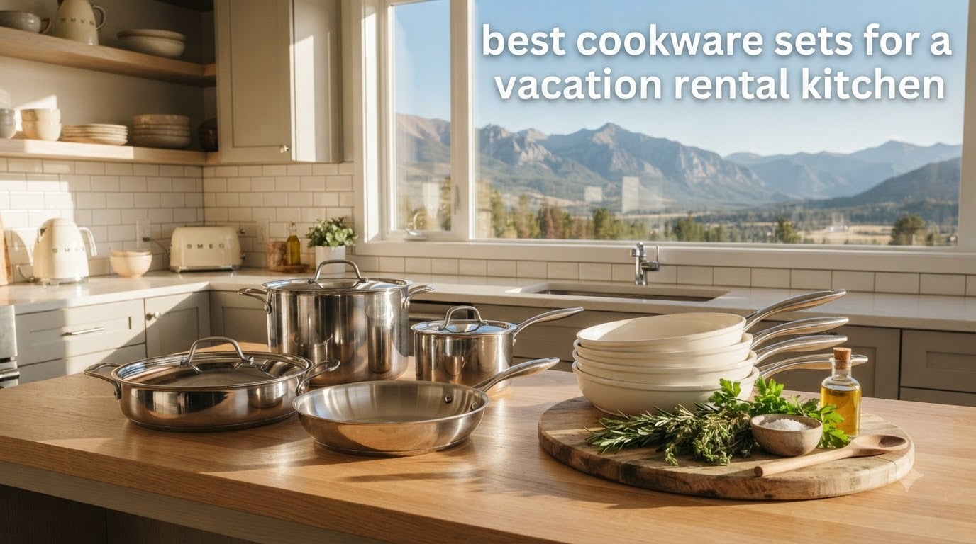 best cookware sets for a vacation rental kitchen