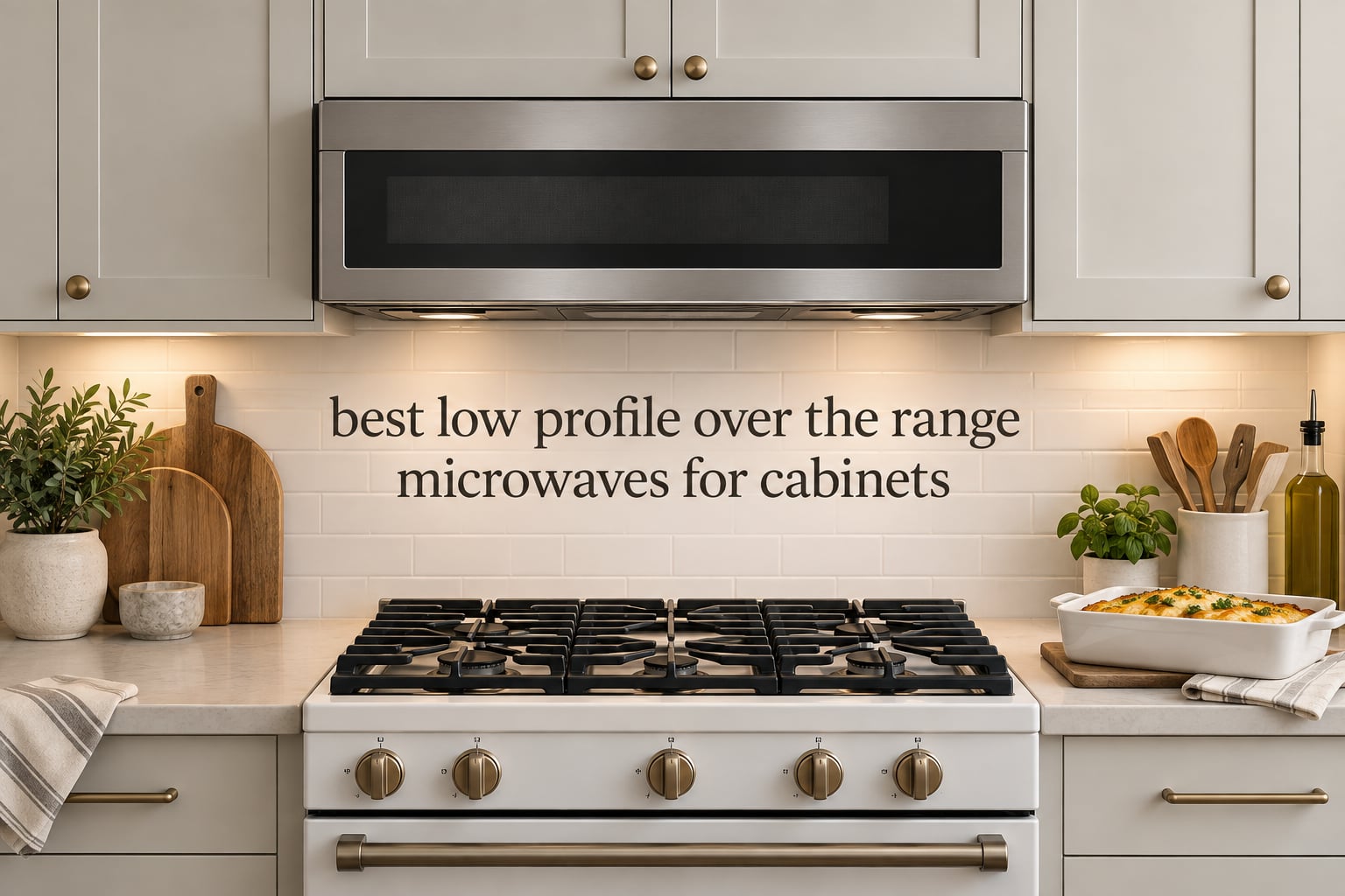 best low profile over the range microwaves for cabinets