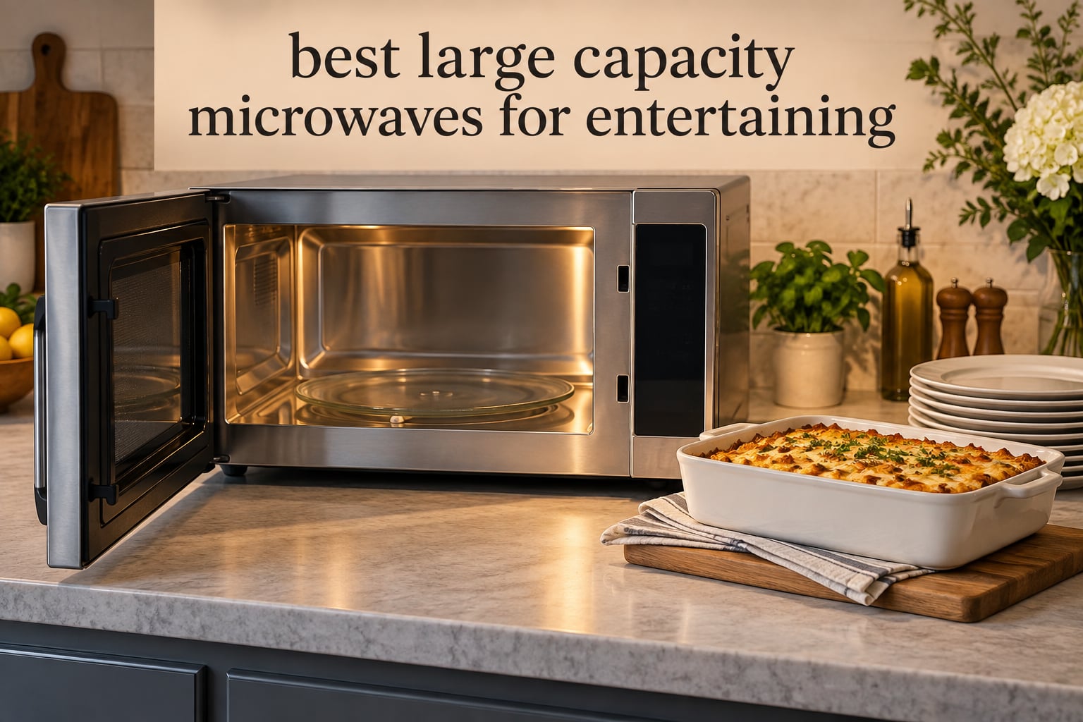 best large capacity microwaves for entertaining