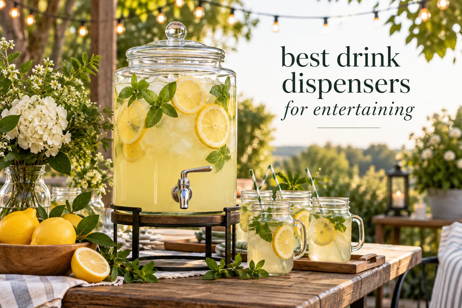 best drink dispensers for entertaining