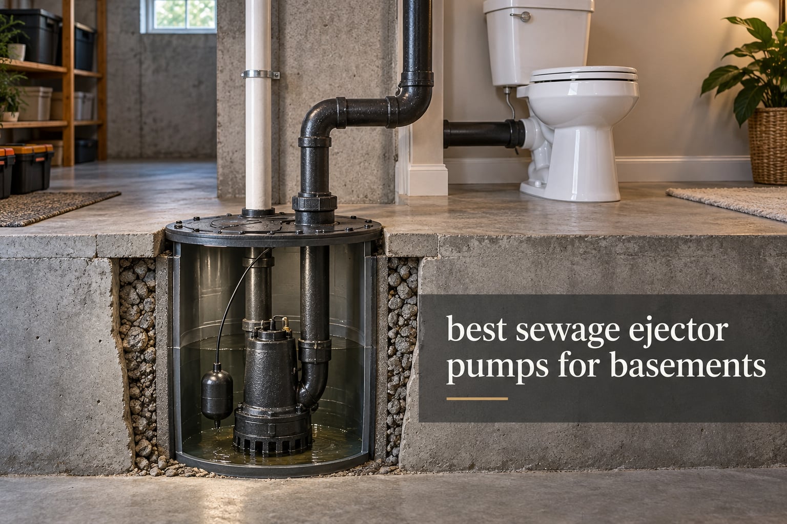 best sewage ejector pumps for basements