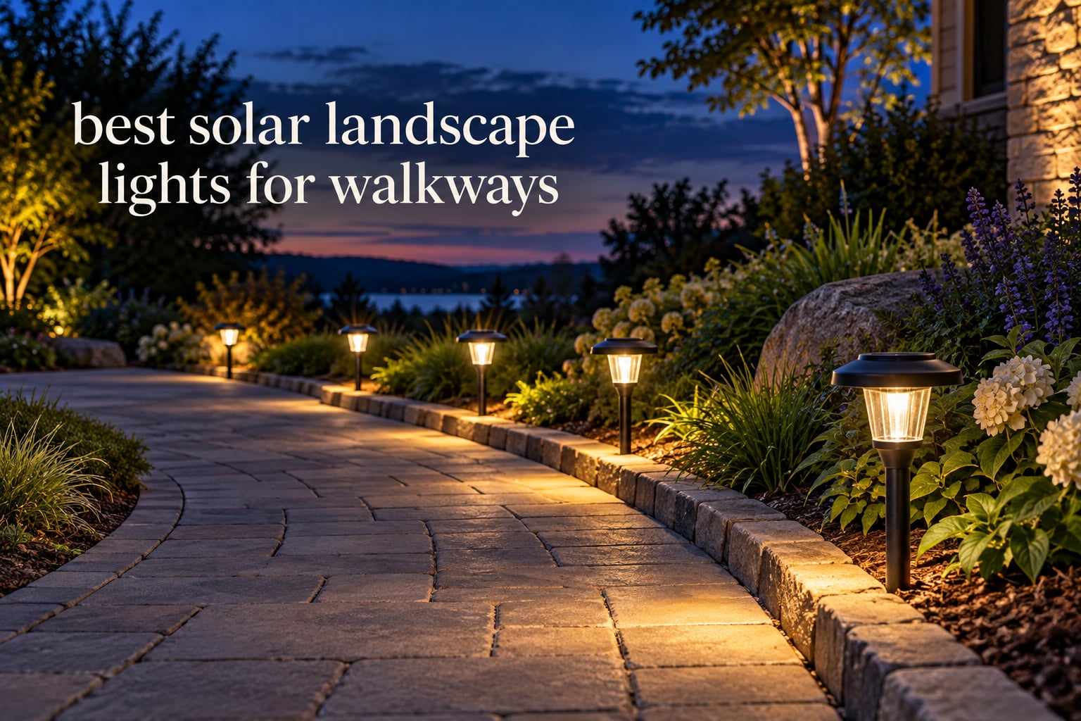 best solar landscape lights for walkways