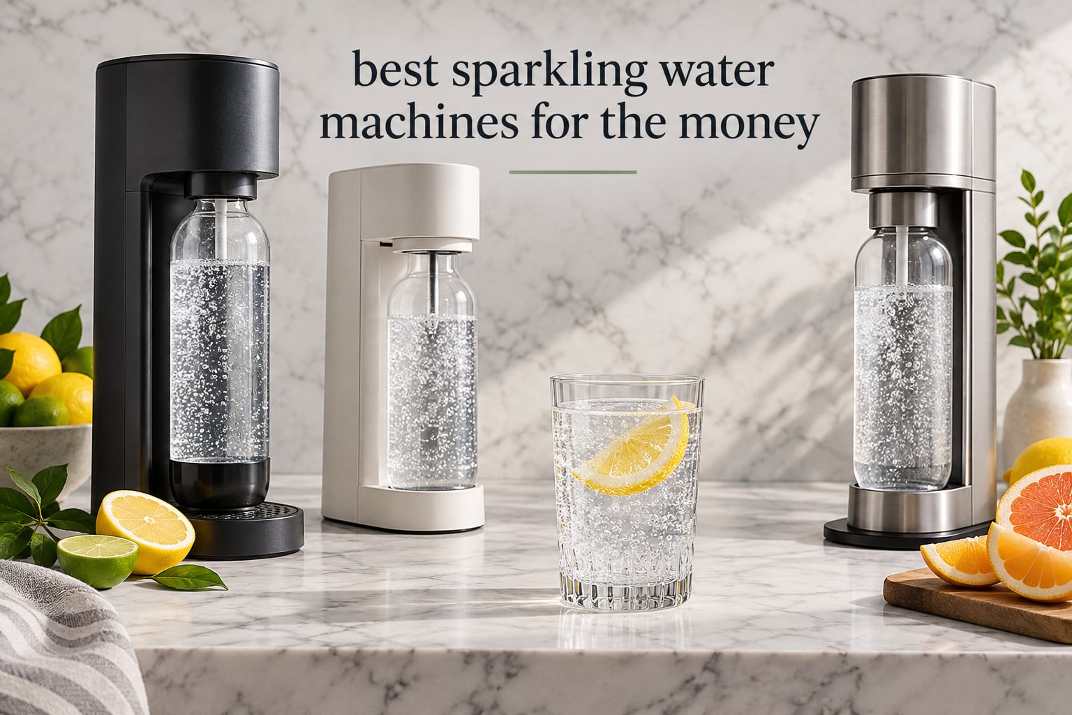 best sparkling water machines for the money