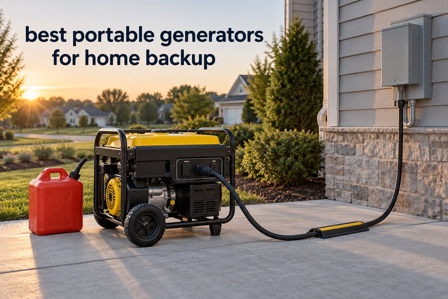 best portable generators for home backup