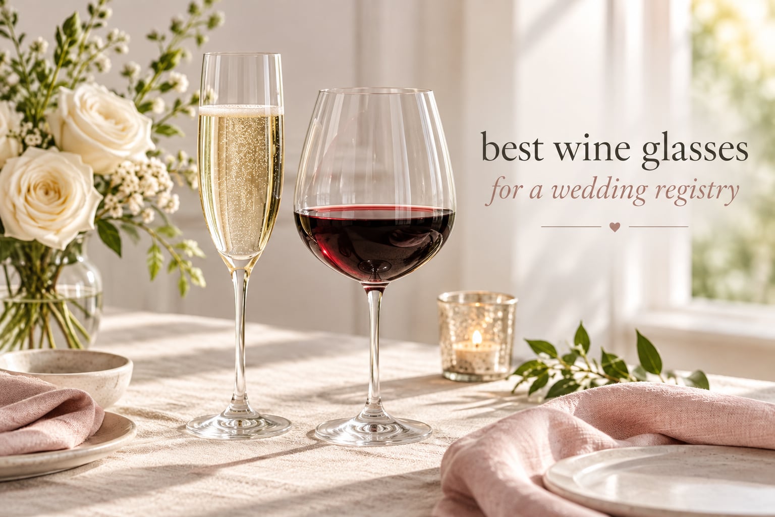 best wine glasses for a wedding registry