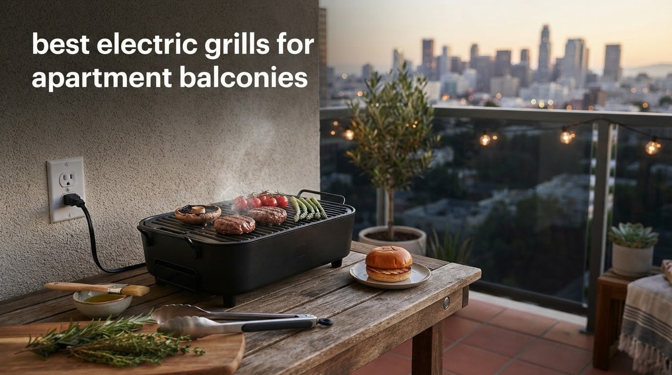 best electric grills for apartment balconies