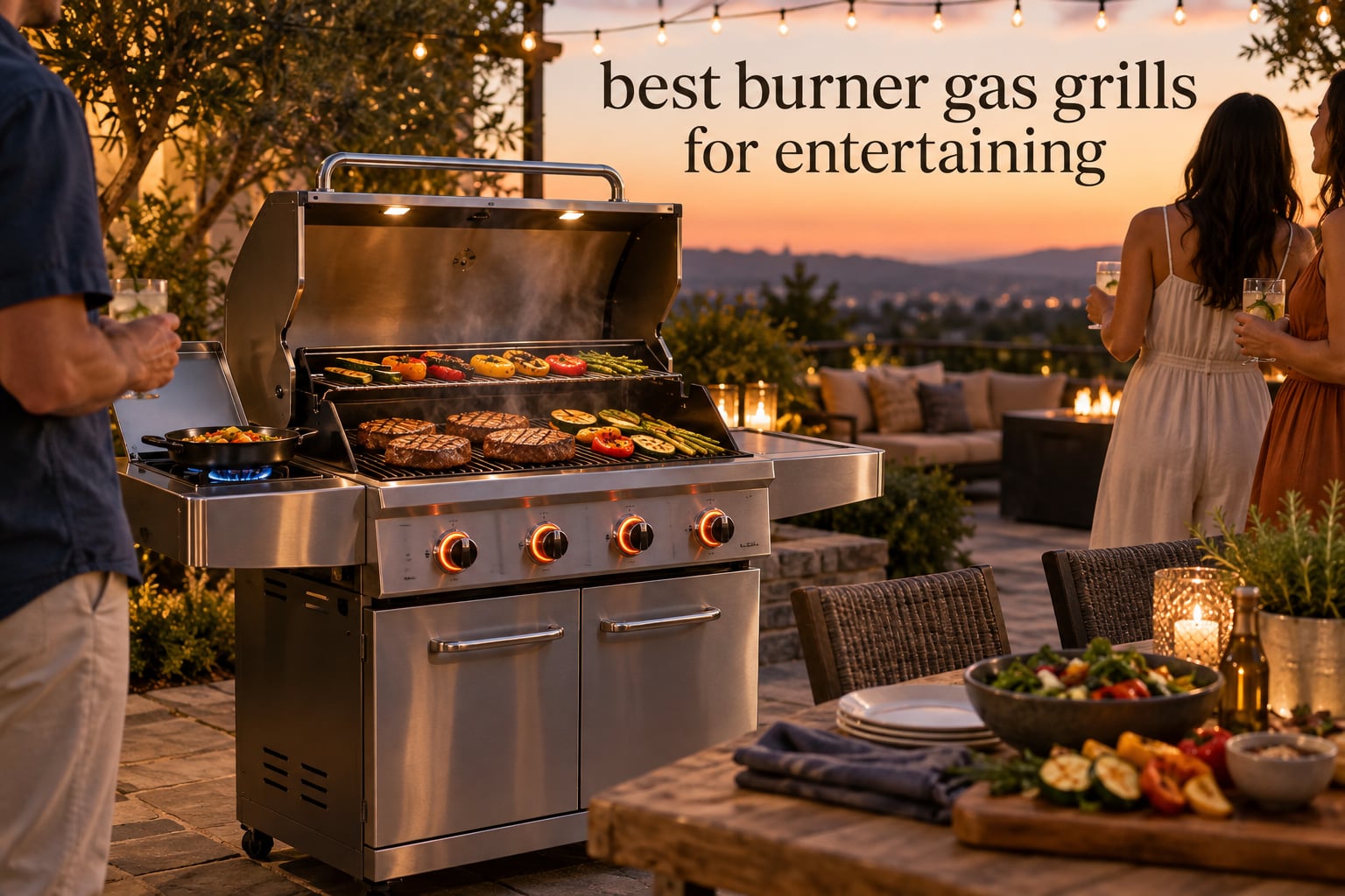 best 4 burner gas grills for entertaining