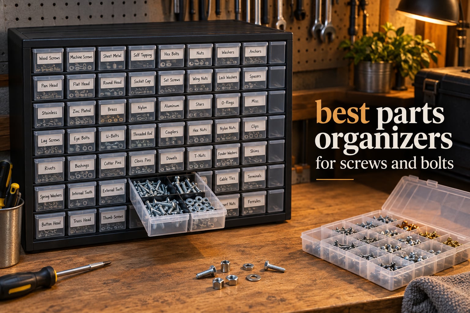 best parts organizers for screws and bolts