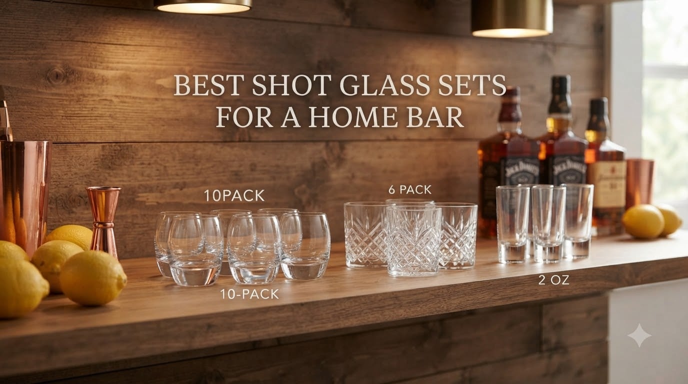 best shot glass sets for a home bar