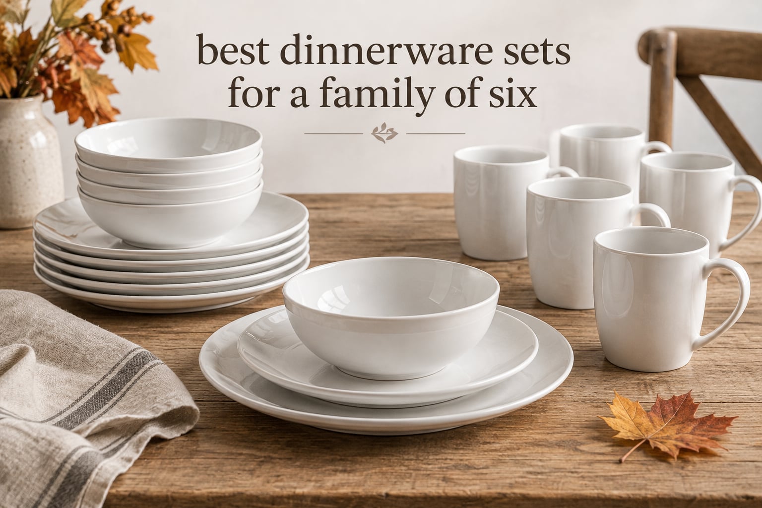 best dinnerware sets for a family of six