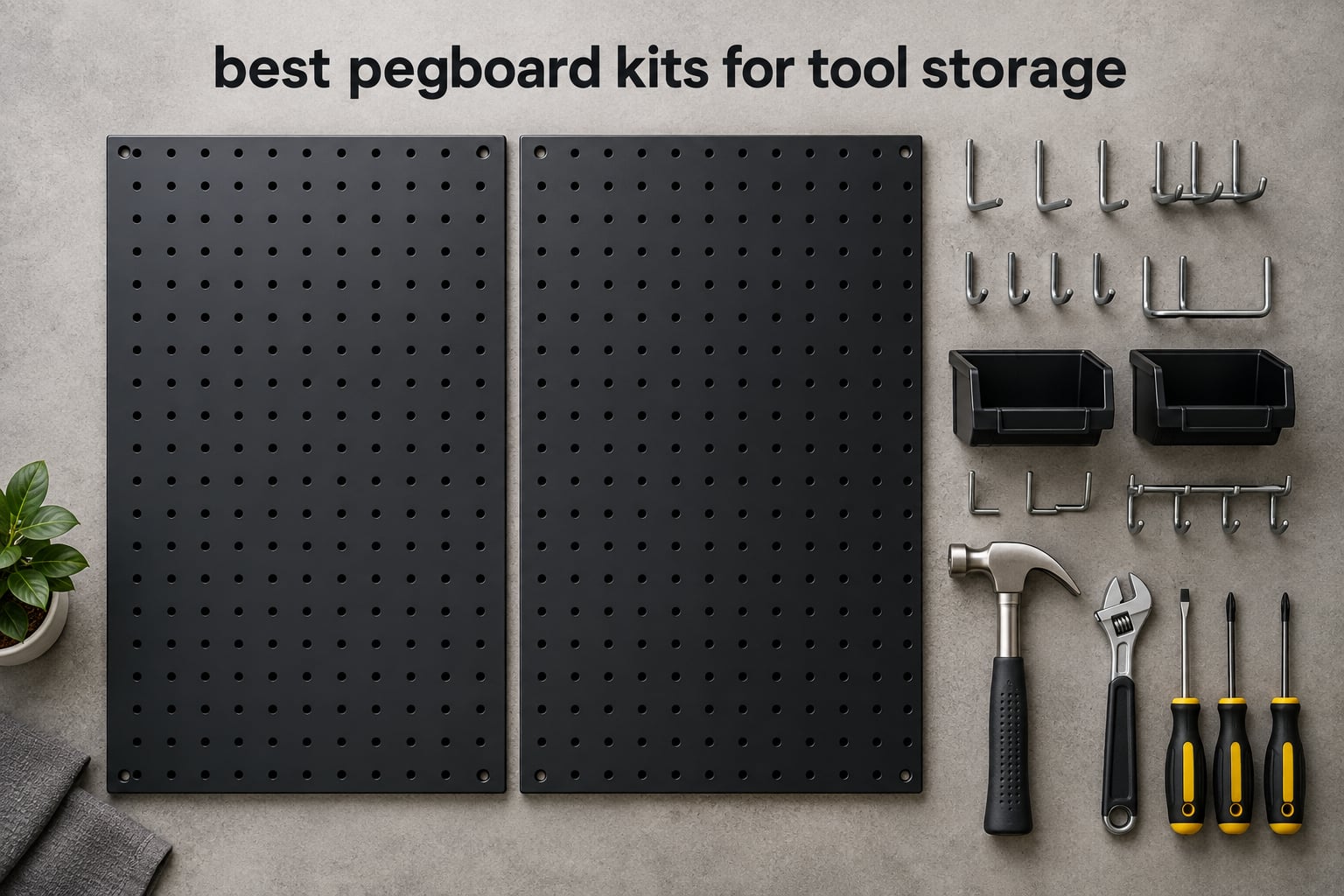 best pegboard kits for tool storage