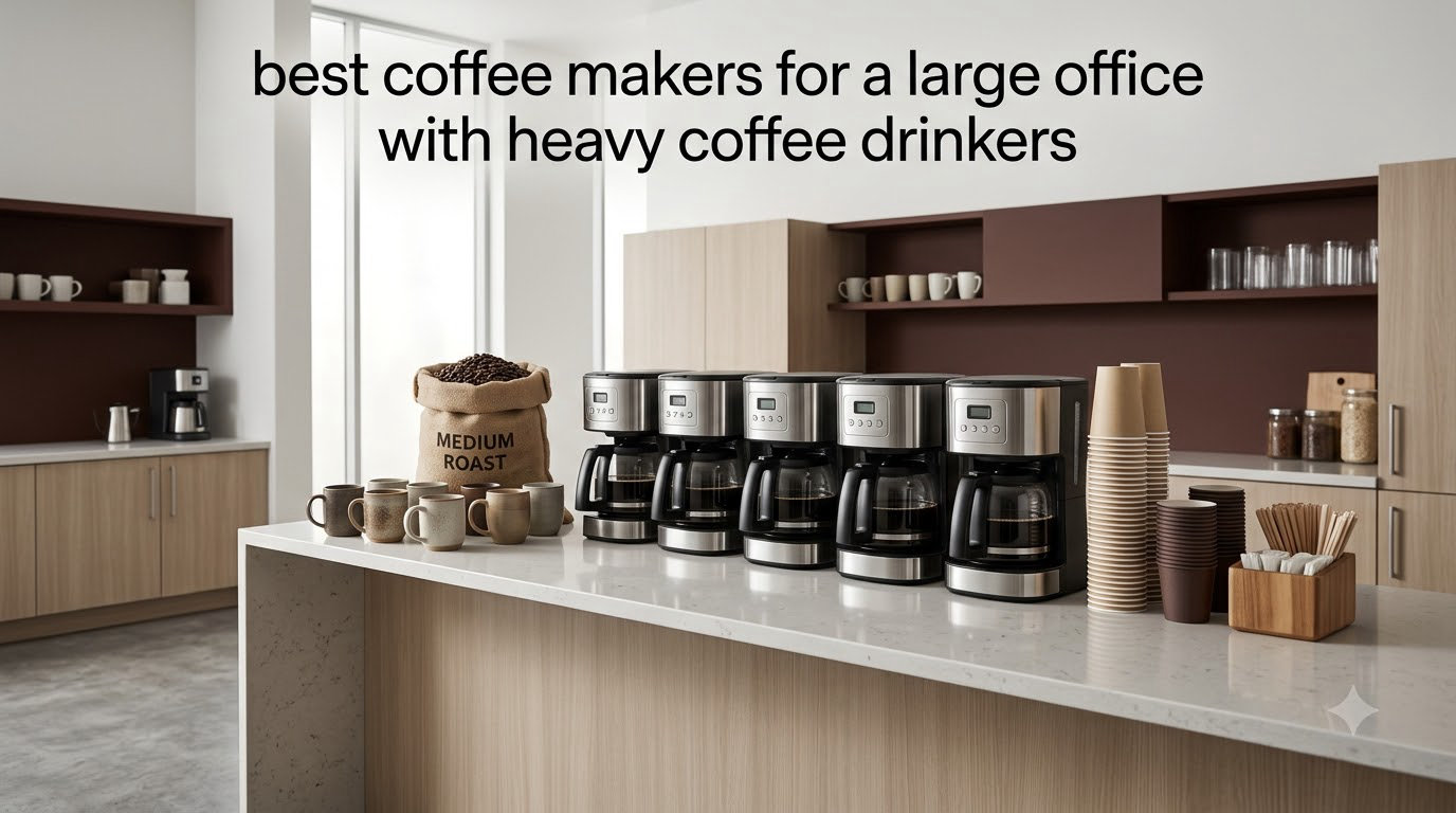 best coffee makers for a large office with heavy coffee drinkers