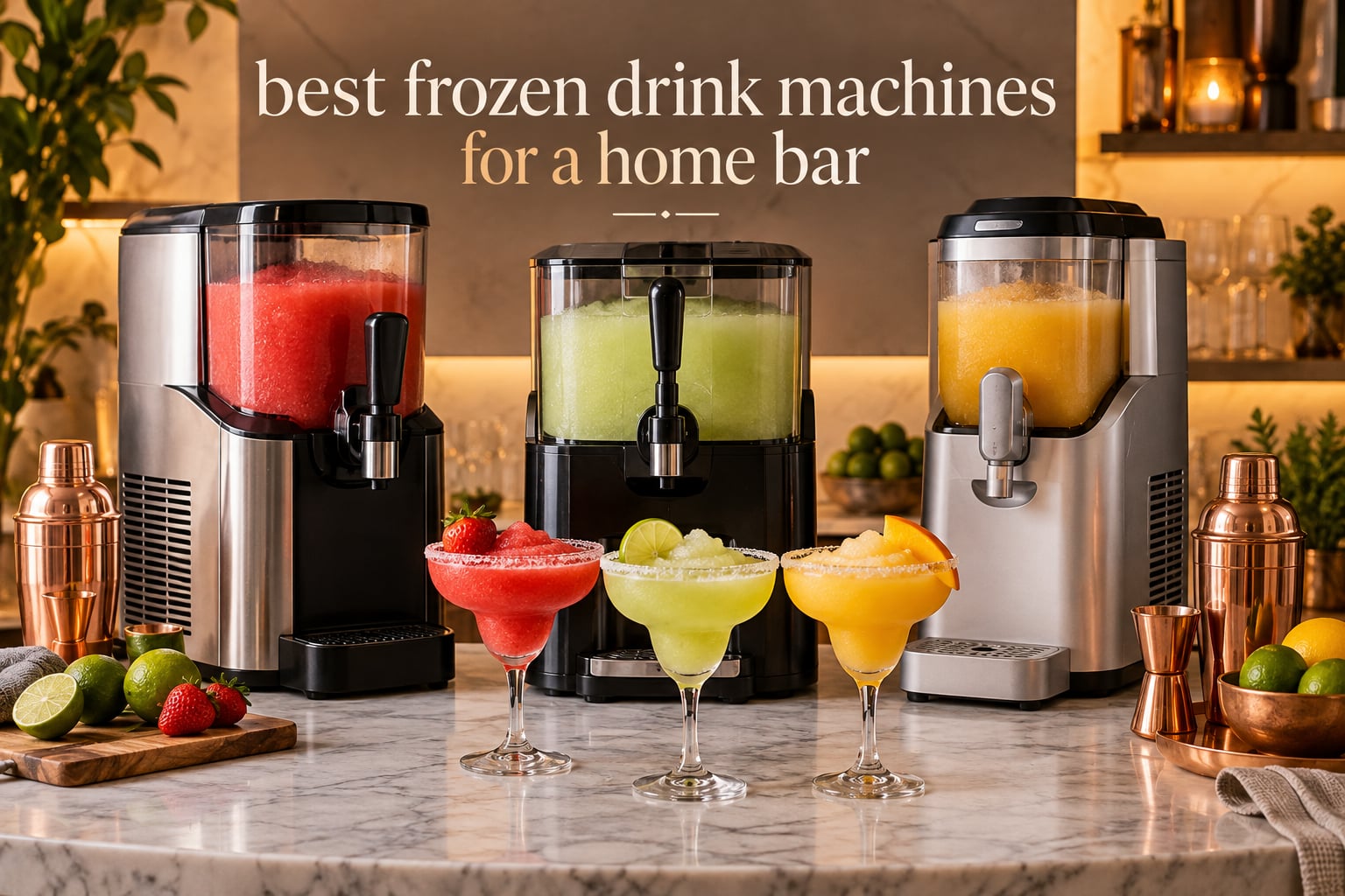 best frozen drink machines for a home bar