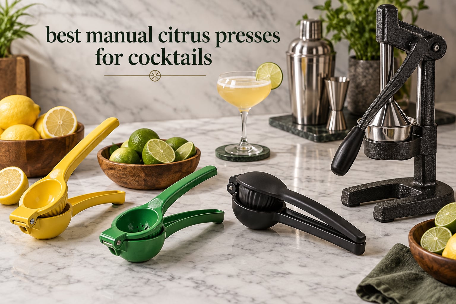 best manual citrus presses for cocktails