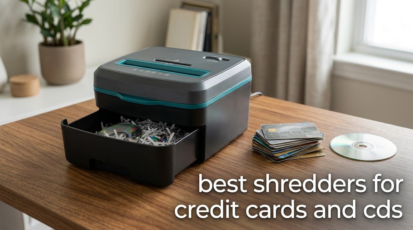 best shredders for credit cards and cds