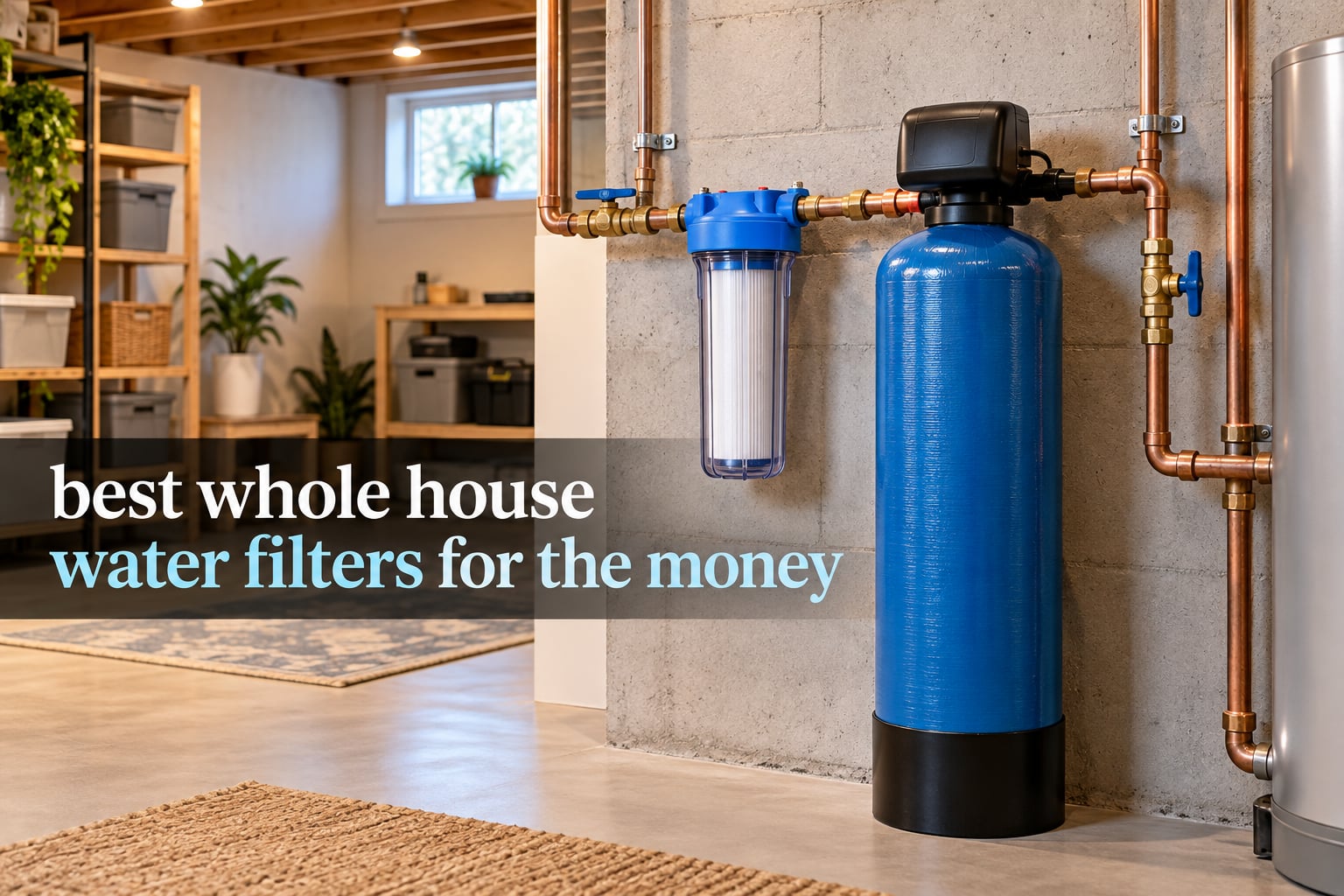 best whole house water filters for the money