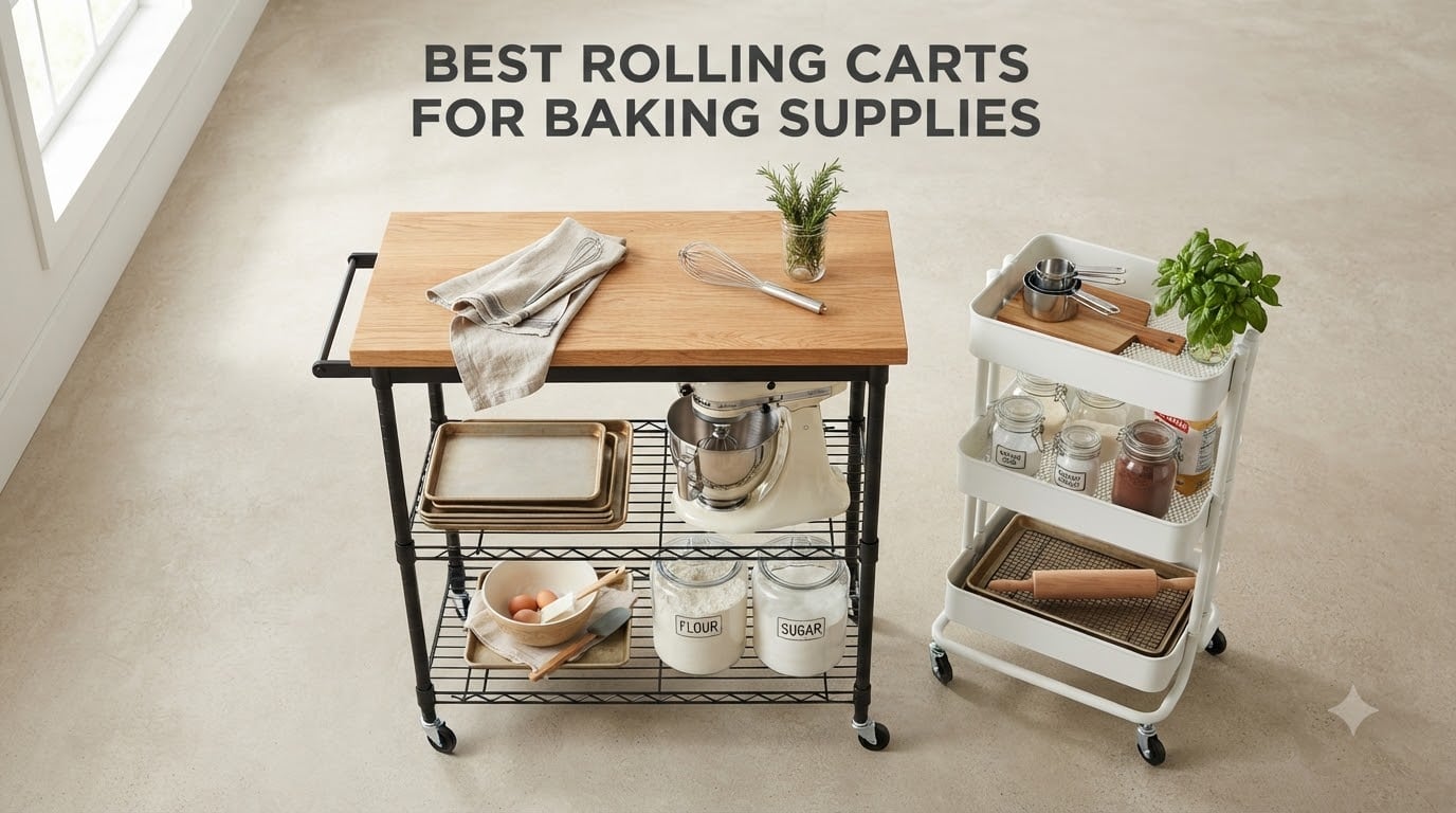 best rolling carts for baking supplies