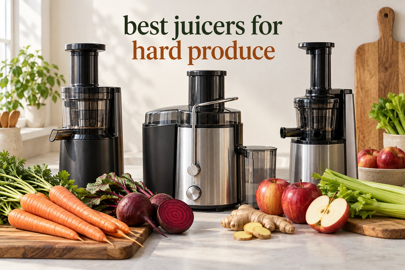 best juicers for hard produce