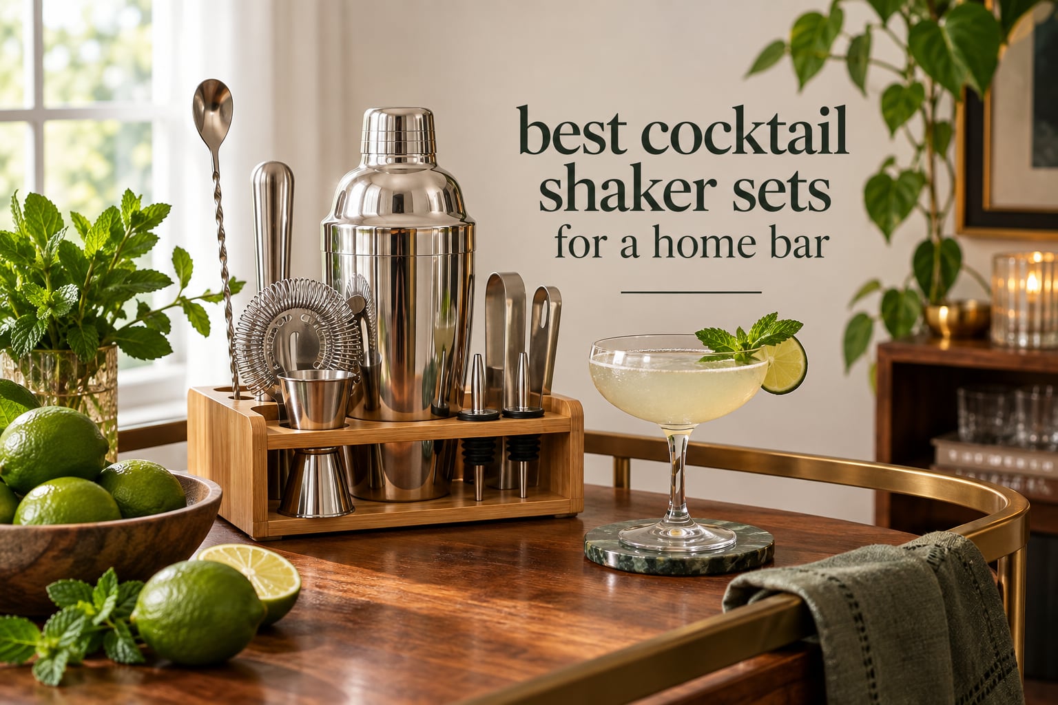 best cocktail shaker sets for a home bar