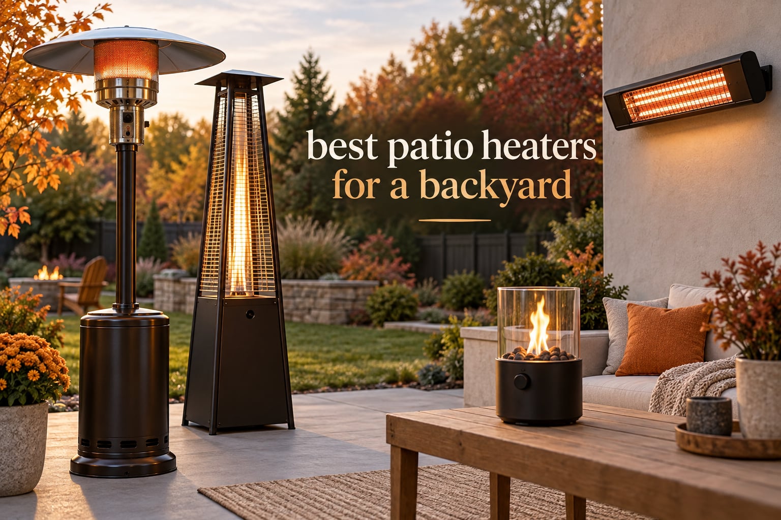 best patio heaters for a backyard