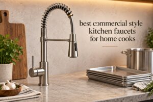best commercial style kitchen faucets for home cooks