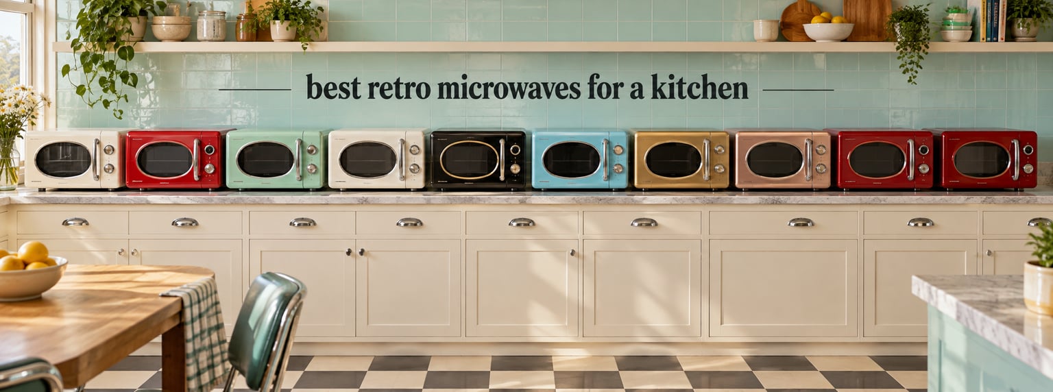 best retro microwaves for a kitchen
