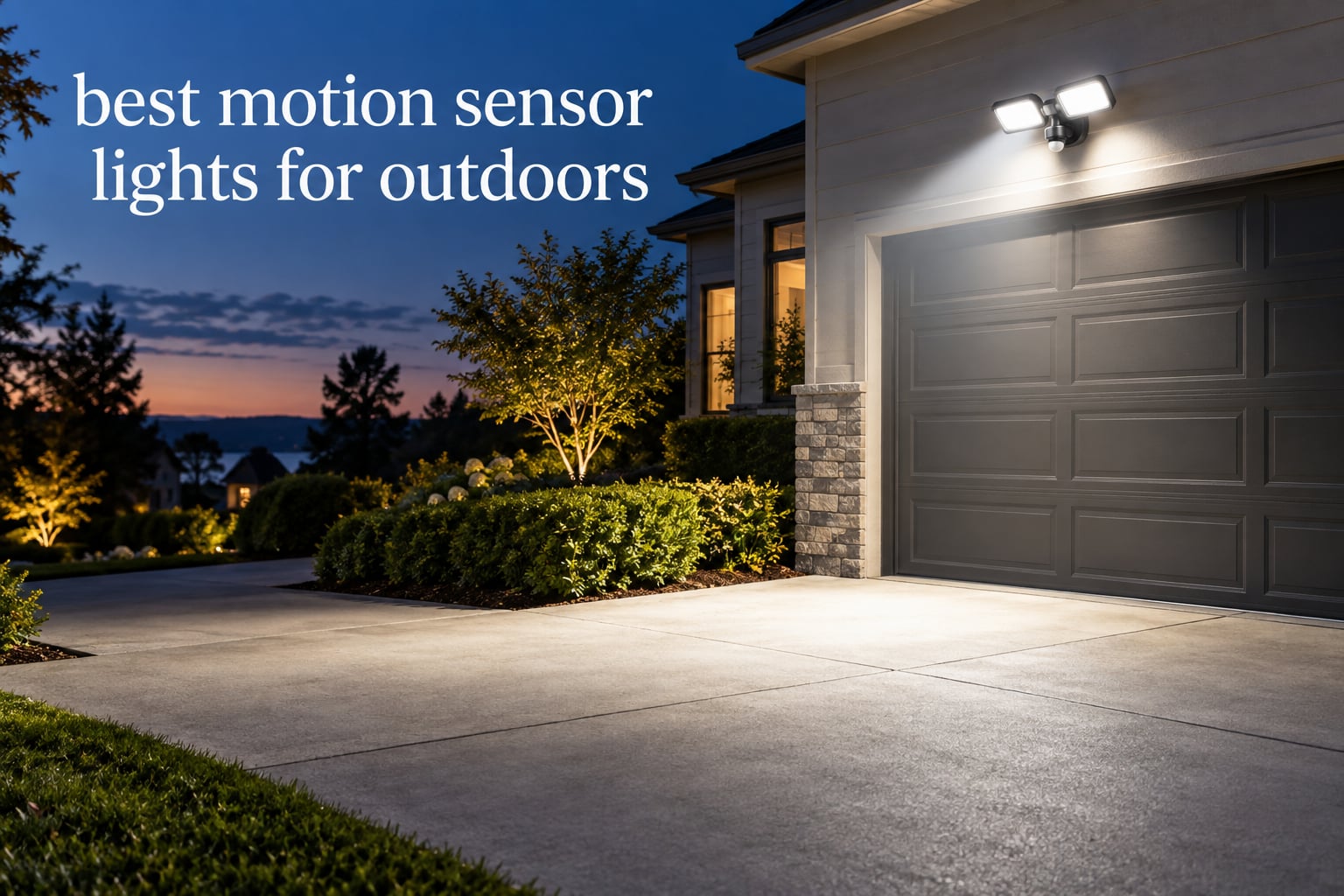 best motion sensor lights for outdoors