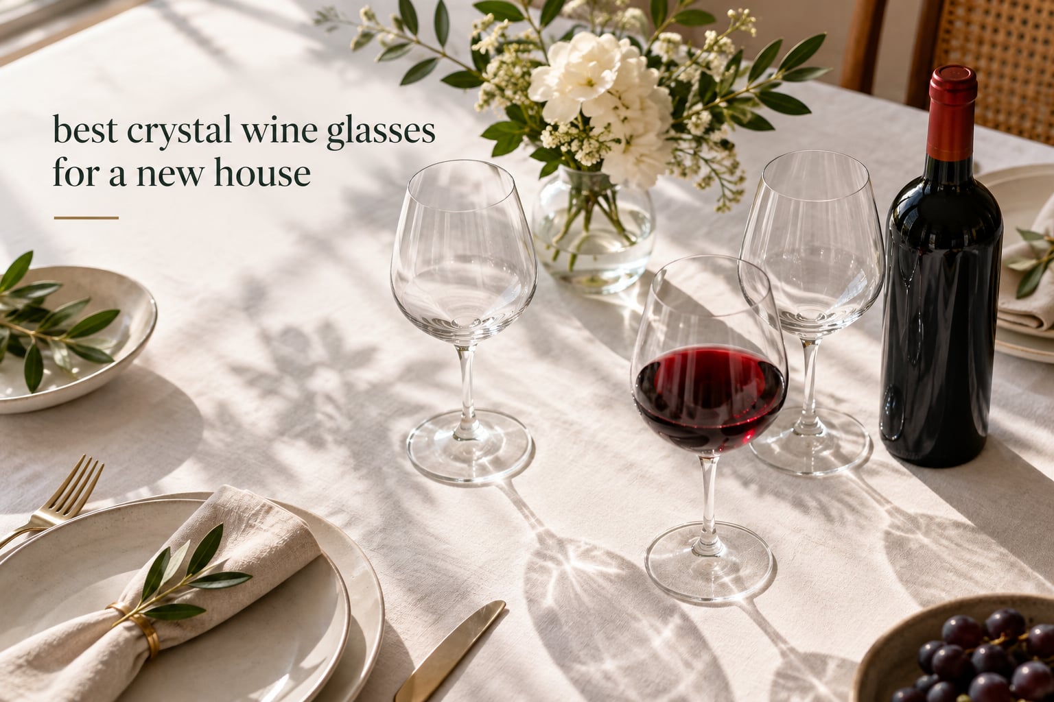 best crystal wine glasses for a new house