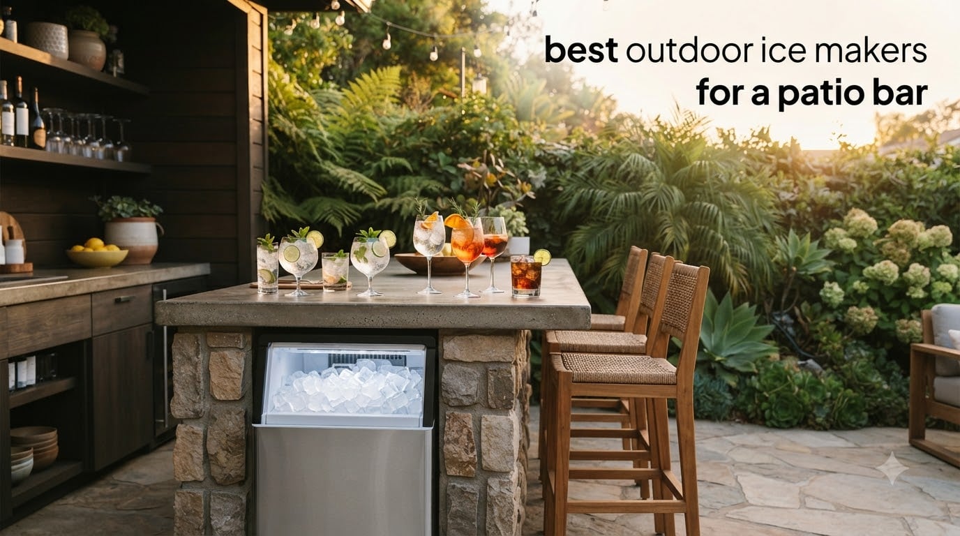 best outdoor ice makers for a patio bar